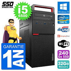 PC Tour Lenovo ThinkCentre M700 Intel i5-6500 RAM 32Go SSD 240Go Windows 10 Wifi · Occasion 