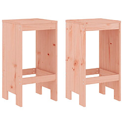 Avis Maison Chic Table de bar et chaises d'extérieur 3 pcs,Ensemble de bar de jardin pour relax bois massif de Douglas -GKD476163