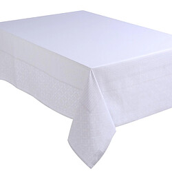 Atmosphera, Createur D'Interieur Nappe jacquard nid d'abeille 140 x 240 cm Blanc - Atmosphera