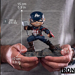 Acheter Figurine Iron Studios - Marvel Captain America – Statuette MiniCo 12cm