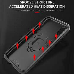 Acheter PHONECARE Kit Support Magnétique L Safe Driving Voiture + Coque 3X1 Military Defender pour Samsung Galaxy F04 - Noir