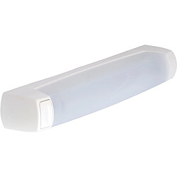 Lebenoid Réglette pour tube S19 pour salle de bains 75W IP24 IK07 avec interrupteur