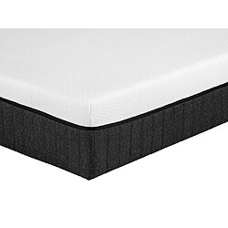 Vente-Unique Ensemble 160 x 200 cm sommier coffre blanc + matelas ressorts ensachés 5 zones ép.21cm - CIDORA de YSMÉE pas cher