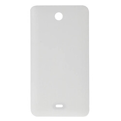 Wewoo Coque arrière blanc pour Microsoft Lumia 430 Couvercle en plastique givré de surface arrière