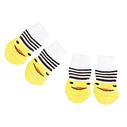 Avis 4 Chaussettes De Chien De Chiot De Chat Mignon De Compagnie De Chien De Protection Antidérapante De Patte