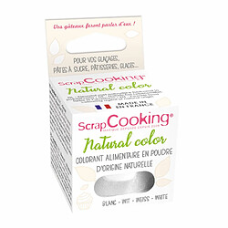 Scrapcooking Colorant alimentaire naturel en poudre - Blanc