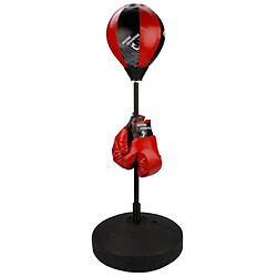 Avento Punching ball reflex junior noir/rouge 