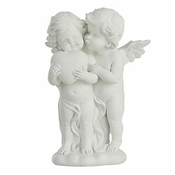 Paris Prix Statuette Déco Ange Calin 23cm Blanc