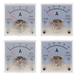 6pcs Dc Ampèremètre Analogique Se Panneau Mètre Ampèremètre Jauge Se Panneau Se Mesure Se Courant 75mV