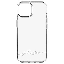 Just Green Coque iPhone 14 Recyclable Transparent