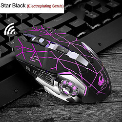 Universal Wolf Free Wolf X8 2,4 GHz 6-Button 2400DPI MONDE SOURONE DE MONDE RECHARGÉable LED silencieuse USB LED silencieuse