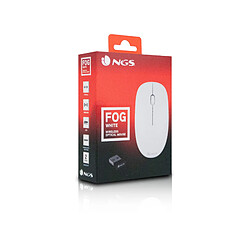 NGS WIRELESS MOUSE FOG WHITE2.4 GhZ SOURIS,2 BOUTONS+SCROLL pas cher