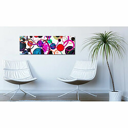 Paris Prix Tableau Imprimé Colourful Circle 45 x 135 cm