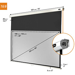 Ecran de projection celexon Manuel Economy 180 x 102 cm