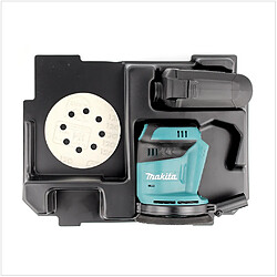 Makita DBO 180 ZE Ponceuse excentrique sans fil 18V 125mm + Insert pour Makpac