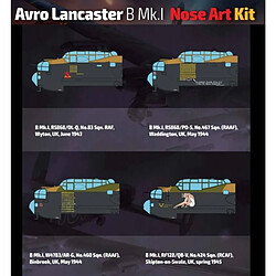 Hk Models Maquette Avion Avro Lancaster B. Mk. I Nose Art Kit