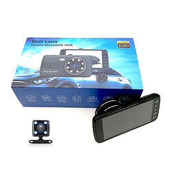 Acheter Yonis Dashcam 4 Pouces HD 1080P Vision Nocturne Enregistrement Double Intelligent + SD 4Go