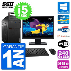 PC Tour Lenovo M700 Ecran 19" Intel i5-6500 RAM 8Go SSD 240Go Windows 10 Wifi · Occasion 