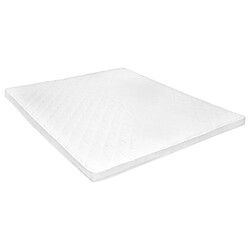 vidaXL Sur-matelas 140 x 200 cm Mousse froide Profil d'œuf 6 cm