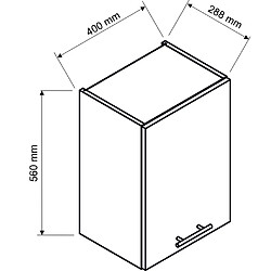 Acheter Pegane Cuisine complète MILA 6 éléments couleur sonoma avec plan de travail inclus - Longueur 180 cm