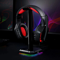 Acheter Support de casque Redragon SCEPTER-PRO (HA300) retroéclairage RGB avec 4 ports USB