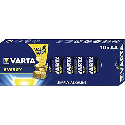 VARTA Lot de 10 piles AA ENERGY