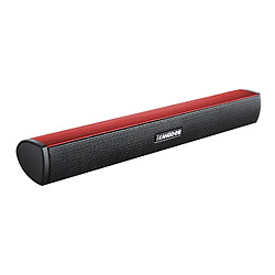 Universal YYH-PILLAR ENSEIGNER MINI USB LAUTSPREcher Bar stéréo Subwoofer Stéréo adapté à la télévision (rouge) 