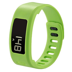 Wewoo Bracelet vert pour Garmin Vivofit 1 Montre Smartwatch en Silicone, Longueur: environ 21cm 