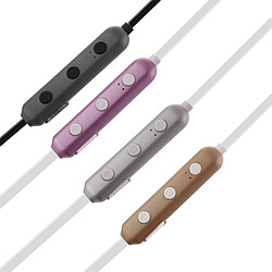 Wewoo Écouteur Bluetooth Oreillette à suspension 4.2 pour BT-900prise en charge de la lecturede la musiquedu contrôle du volume et de la réponse Argent pas cher