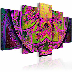 Paris Prix Tableau Imprimé Mandala : Pink Power 100 x 200 cm 