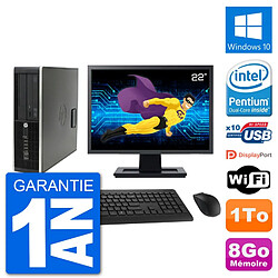 PC HP Compaq Pro 6300 SFF Ecran 22" G630 RAM 8Go Disque Dur 1To Windows 10 Wifi · Occasion 