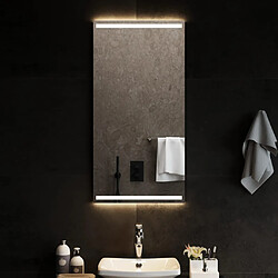 vidaXL Miroir de salle de bain à LED 50x100 cm