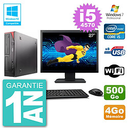 PC Fujitsu Esprimo E520 Ecran 27" i5-4570 RAM 4Go 500Go Graveur DVD Wifi W7 · Occasion 