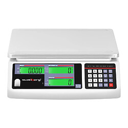 Helloshop26 Balance compteuse - 30 kg / 1 g - 3 écrans LCD - Batterie 72 h 14_0000595