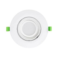 Ledkia Downlight LED 24W Rond Orientable 120lm/W LIFUD Coupe Ø 170 mm Blanc Chaud No Flicker 3000K