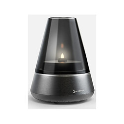 Enceinte bluetooth sans fil rechargeable avec porte bougie noire - nordiclightprob - KOODUU