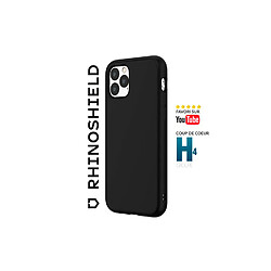 RhinoShield Coque Compatible avec [iPhone 11] SolidSuit - Coque Fine avec Technologie d'absorption des Chocs et Finition Premium Mate - Noir Classic 