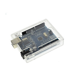 Wewoo Cartes et Boitiers Arduino UNO R3 CH340G Carte de développement de version améliorée avec câble USB de 30 cm pas cher