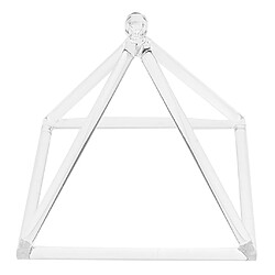 Bol de cristal pyramidal chantant de 6 pouces, note c pour une prière de yoga de méditation sonore