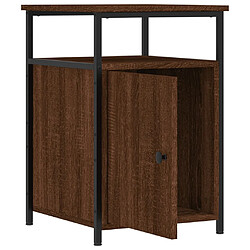 Acheter vidaXL Table de chevet chêne marron 40x42x60 cm bois d'ingénierie