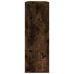 Avis vidaXL Étagère murale chêne fumé 104x20x58,5 cm bois d'ingénierie