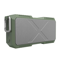 Avis Wewoo Enceinte Bluetooth étanche vert pour iPhone, Galaxy, Sony, Lenovo, HTC, Huawei, Google, LG, Xiaomi, d'autres Smartphones Portable Sports de Plein Air Haut-Parleur Stéréo Sans Fil Sound Box Subwoofer Récepteur Audio,