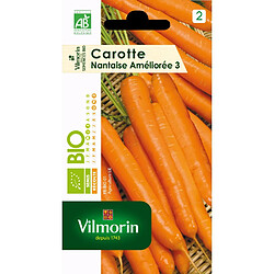 Vilmorin Graines Carotte nantaise améliorée 3 bio