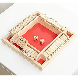 Universal Jeux de dés à chiffres en bois Jeux de société intelligents Jouets d'apprentissage Parents Enfants Fêtes Jeux décontractés Tableaux multifonctions | Jeux de stratégie