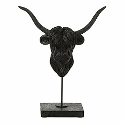 Paris Prix Statuette Déco sur Pied Buffle 36cm Noir 