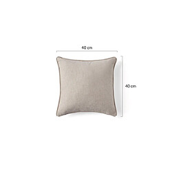 Acheter Bestmobilier Topaze - coussin - en tissu - 40x40 cm