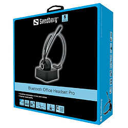 Sandberg Bluetooth Office Headset Pro Monophonique Bandeau Noir