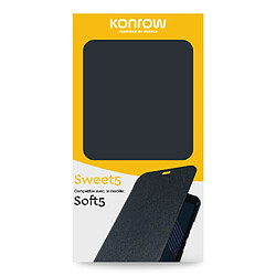 FlipCover Pour Konrow Sweet 5 (Compatible Soft5) 