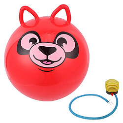 18 ""dessin animé saut bounce space hopper ball enfants jouet en plein air gonflable rouge