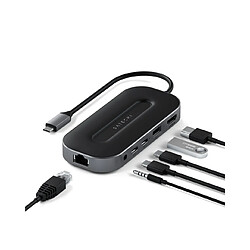 Satechi ST-U4MGEM station d'accueil Avec fil USB4 Noir, Gris